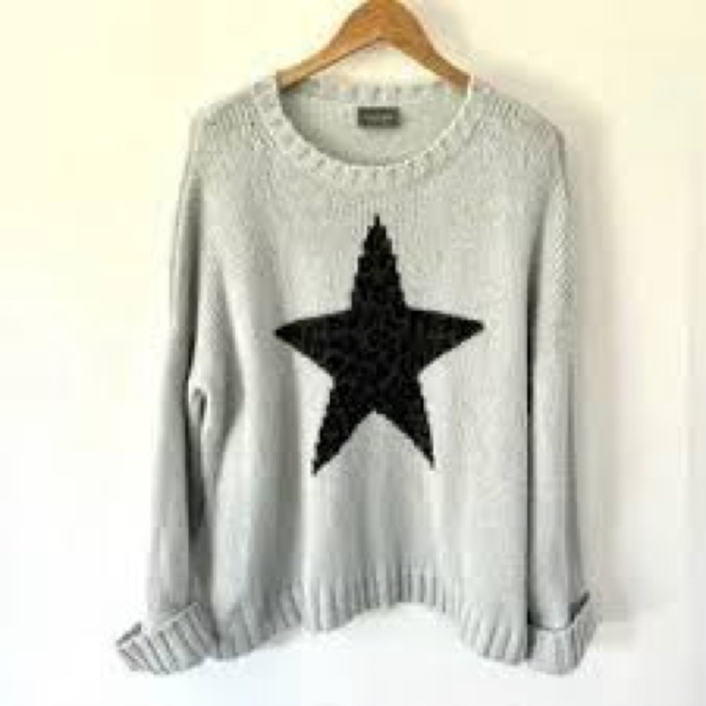 Gray Star Sweater